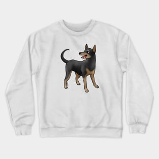 Dog - Xoloitzcuintli - Coated Brown and Black Crewneck Sweatshirt